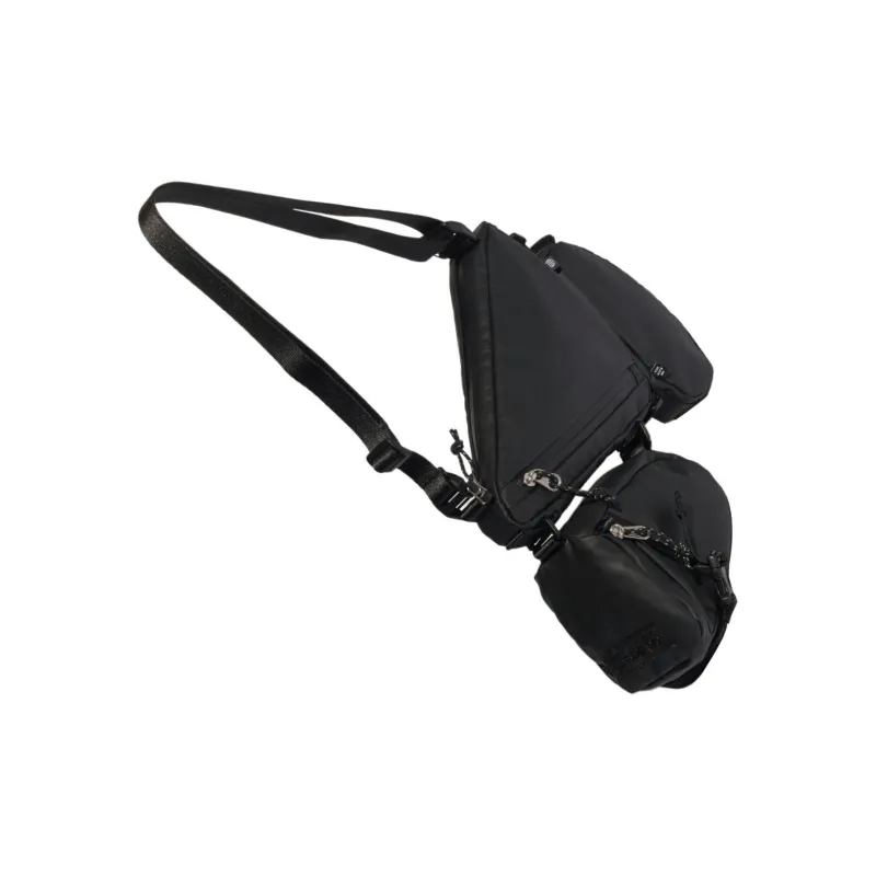 Adidas Polyamide 3 in 1 Cycling Bag, Shoulder Bag, Crossbody Bag Regular Unisex Black-4