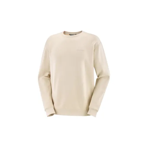 SALOMON SAL LOGO PERF Sweatshirts Men Off White