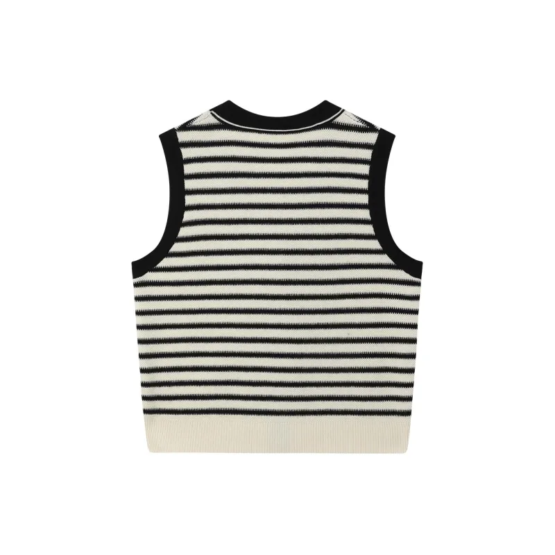 H YXIANG Sweater Women's Black White-1