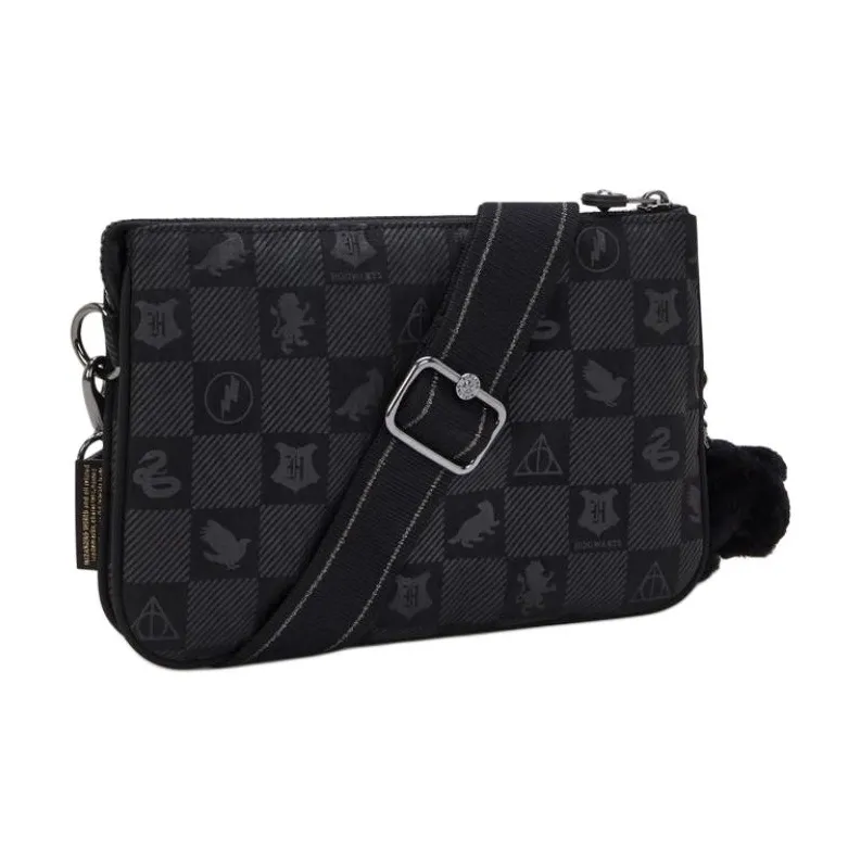 Kipling Nylon Shoulder Bag, Crossbody Bag Unisex Magic Black-2