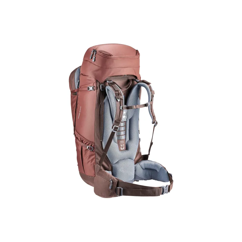 DEUTER Recycled Polyamide Outdoor Hiking Bag Backpacks Women's Caspian Sea Dried Grapes-6