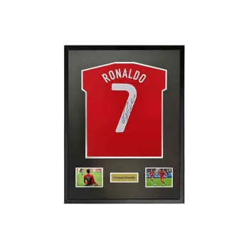 Yi Shot Jersey 2010 World Cup Portugal National Men's Football Team Included SA Certificate Framed And Collectible