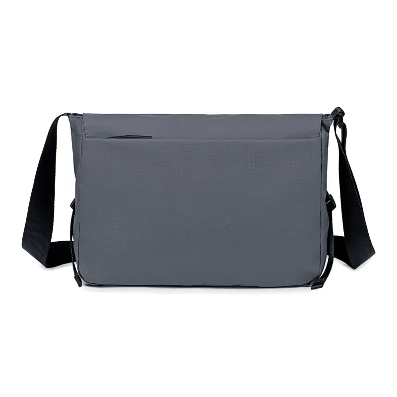 Super Five Polyester Shoulder Bag Unisex Ecru/Black/Red/Gray-12
