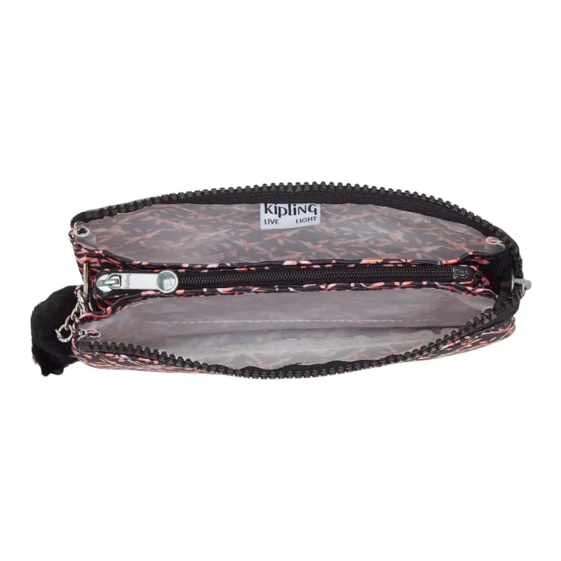 Kipling Recycled Polyester Wallet Large Size Unisex Dancing Bouquet-3