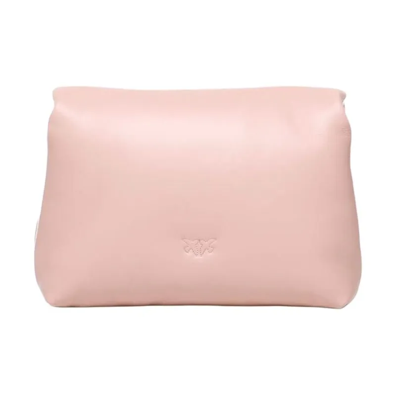 PINKO Leather Crossbody Bag, Shoulder Bag Women's Pink-2