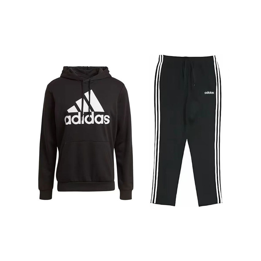 Adidas hoodie and joggers set mens sale