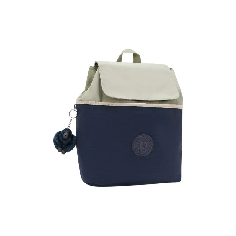 Kipling Recycled Nylon Backpack Unisex Blue-1