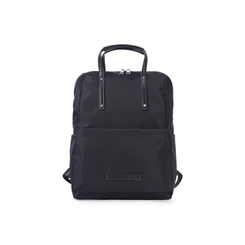 Dubaolu Fabric Portable Travel Backpack Regular Men's Black