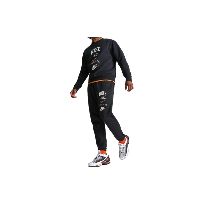 Nike Club Fleece Sweatshirt Men's Black-3