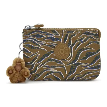 Kipling Polyester Wallet Small Size Unisex Underwater Leaf
