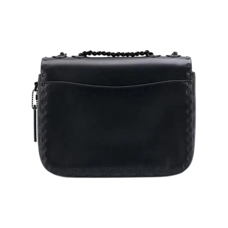 COACH Madison Cow Leather Shoulder Bag Crossbody Bag Women's Charcoal Gray-2
