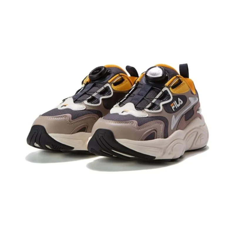 FILA KIDS Cushioning Wear Resistant Rebound Low Top Kids' Running Shoes Black Blue Pink Teenagers-2