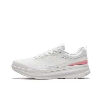 Anta Divine Travel 9 Anti Slip And Wear Resistant Breathable Low Top Casual Shoes Women's White Pink