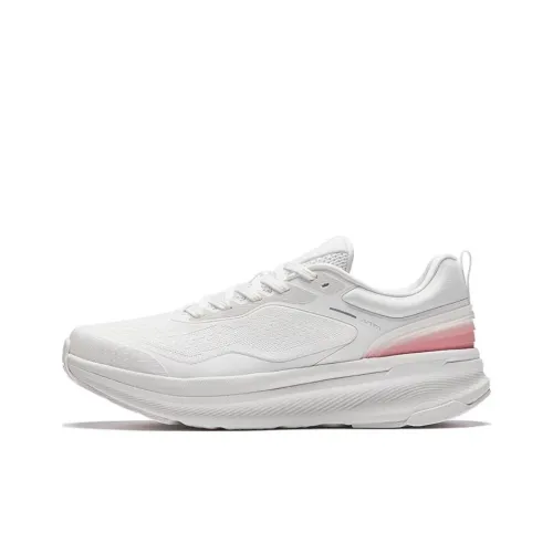 ANTA Casual Shoes Women's Low-Top Paper White/Lilac Pink