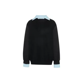 MEIYANG Knitwear Women's Black