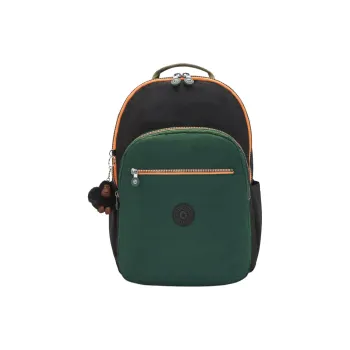 Kipling Nylon Backpack Extra Large Unisex Green & Black