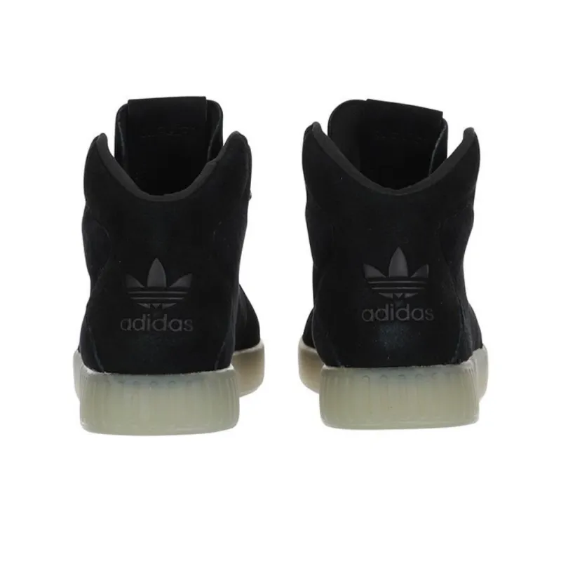 Adidas Originals Tubular Invader 2.0 Anti Slip Wear Resistant High Top Skateboard Shoes Unisex Black-3