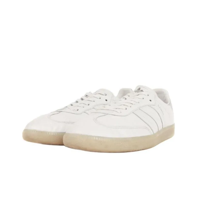 TOMORROWLAND x Adidas Originals Samba Low Top Skateboard Shoes Men's White-1