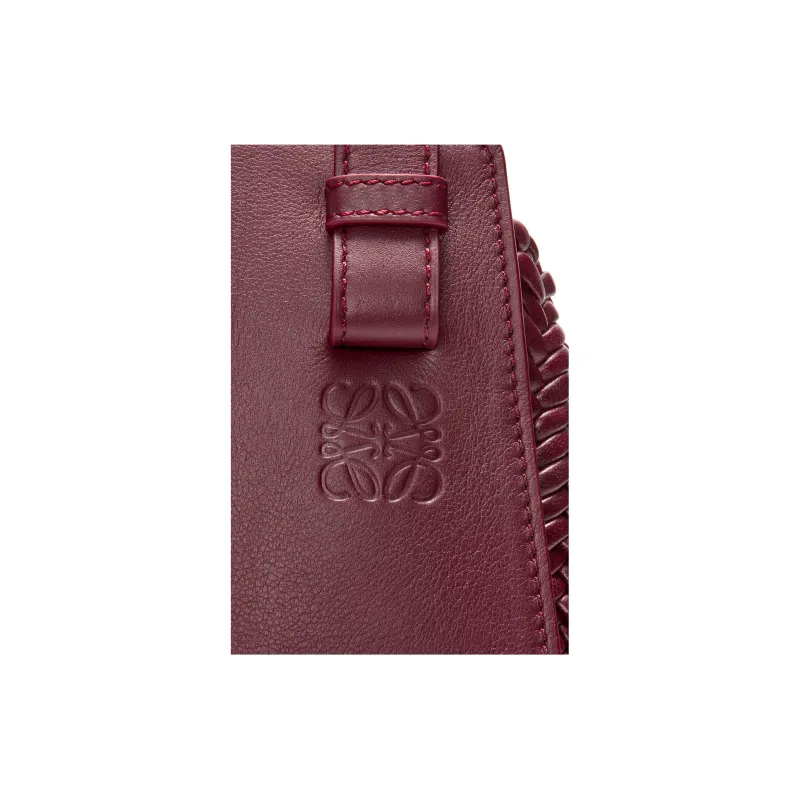 LOEWE Calfskin Shoulder Bag Crossbody Bag Handbag Women's Dark Burgundy-6