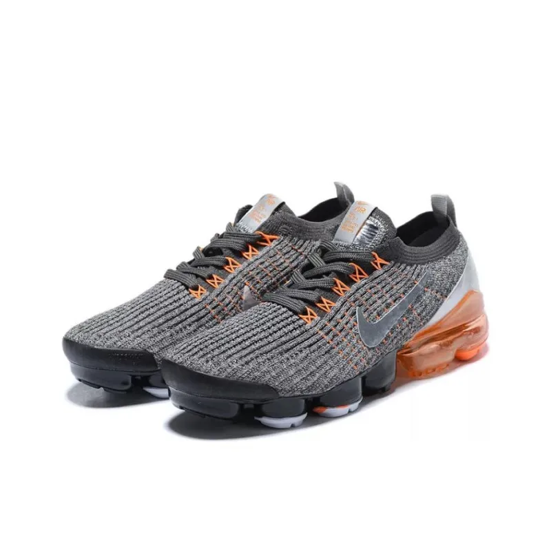 Nike Air VaporMax Flyknit 3 Dark Grey Total Orange-2