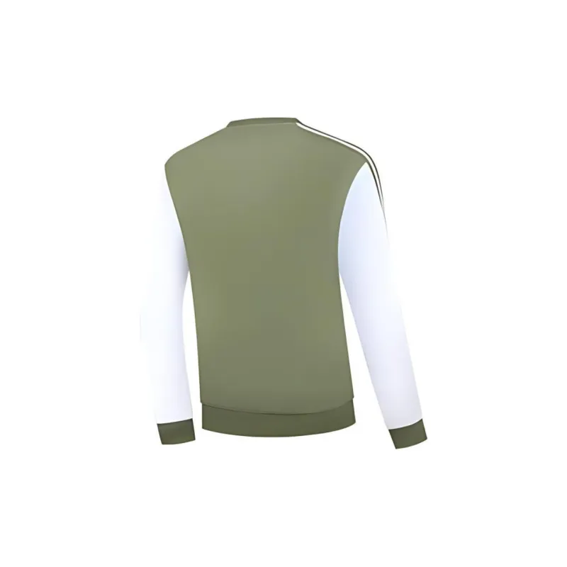 QIAODAN Sweatshirt Men's Gray Mustard Green/Jordan White-1
