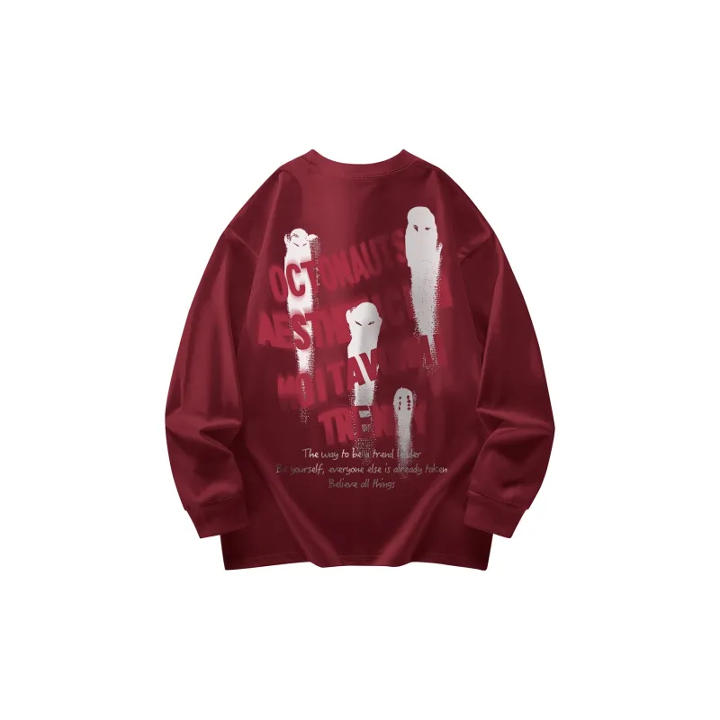 Small Columns Under The Sea Long Sleeved T Shirts Unisex-9