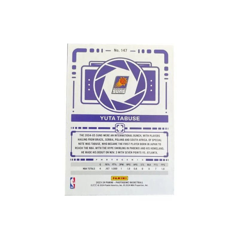 PANINI 2023 24 Sun Tanaka Yutaka 10/99 On Field Refringence Player Card Product Access Sports Cards 1 Pc-1