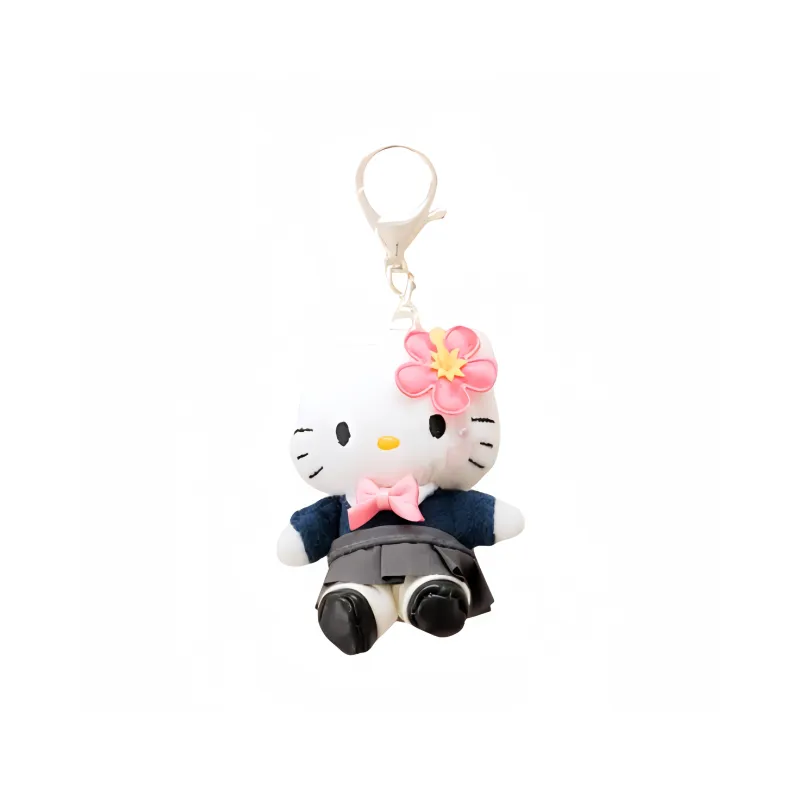 Hello Kitty JK Toy Keychain Dolls Plush Pendant 13cm High 13CM Length-0