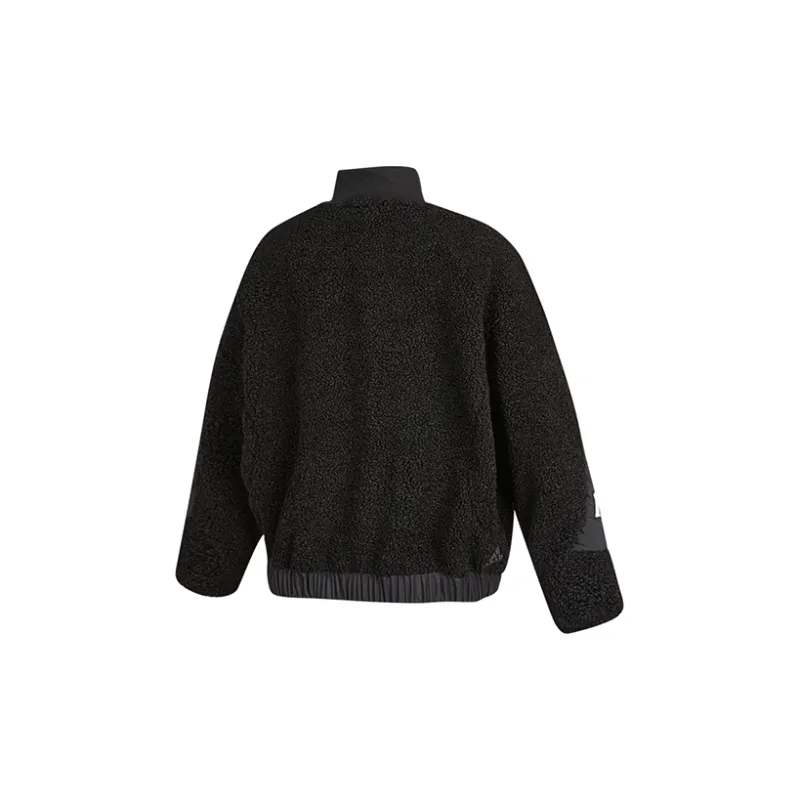 Adidas 3 Stripes Jacket Women's Black-1