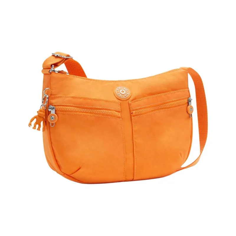 Kipling Nylon Shoulder Bag, Crossbody Bag Unisex Orange-1