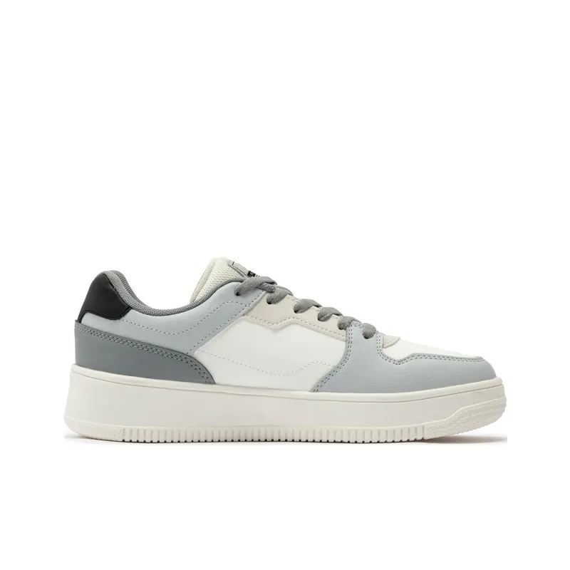 361° Non slip Lightweight Low Top Skateboard Shoes Men's White Gray Blue-1