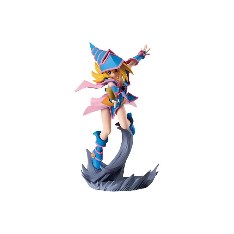BANDAI Glass Factory, Yu Gi Oh!, Battle Light Scenery, Dark Magician Girlish Bonus Gifts 13cm-0