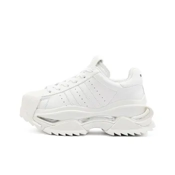 M88M Anti Slip And Wear Resistant Height Increasing Low Top Chunky Sneakers Unisex White