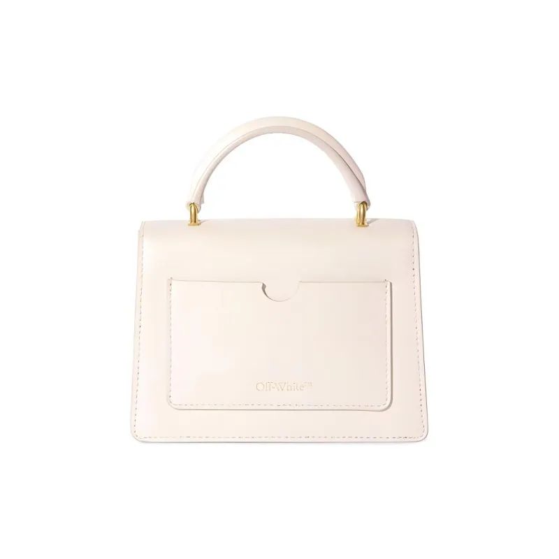 OFF-WHITE Jitney Baby Logo Plaque Shoulder Bag-3