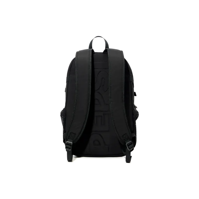 Pepsi Water-Repellent Fabric Backpack Regular Unisex Black/White-4