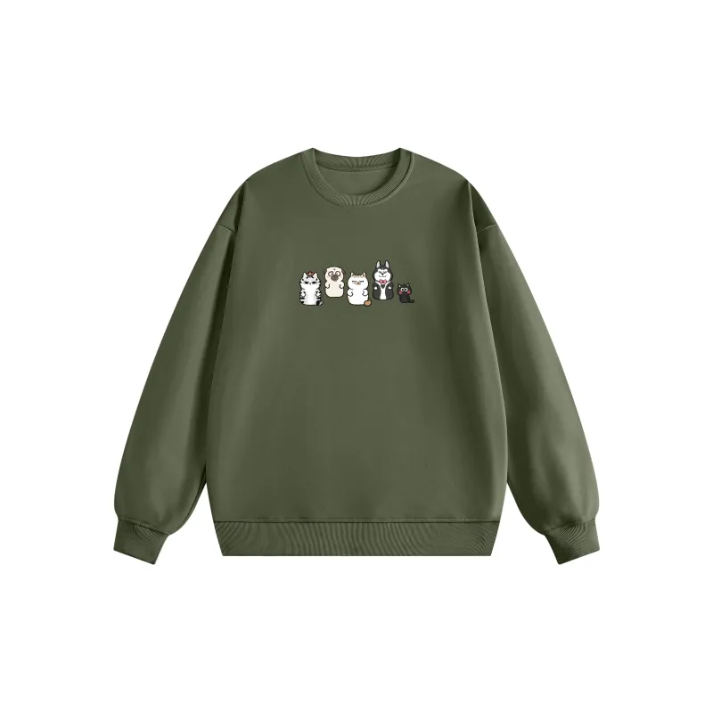 Supremo Cat Sweatshirts Unisex-9