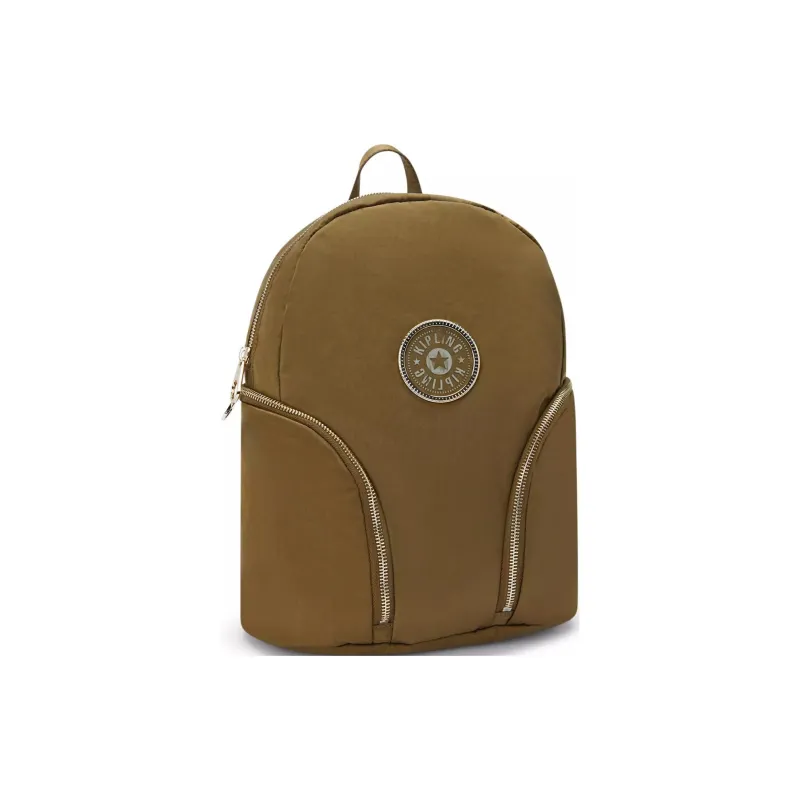Kipling Nylon Backpack Small Size Unisex Brown-1