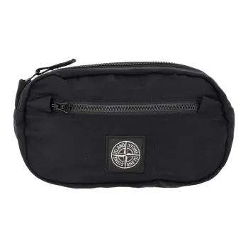 STONE ISLAND Logo Patch Zipped Belt Bag