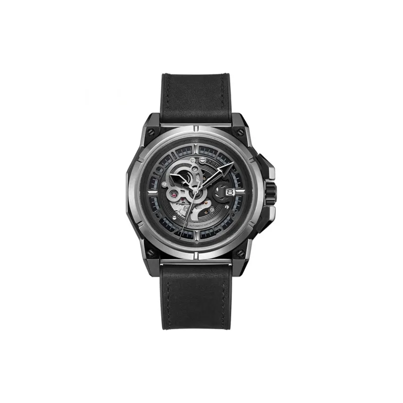 DURIUEU Mechanical Movement Watch Men's Watches Black Dial-3