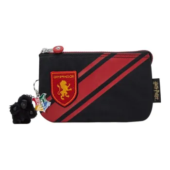 Kipling Nylon Wallet Large Size Men's Black Red