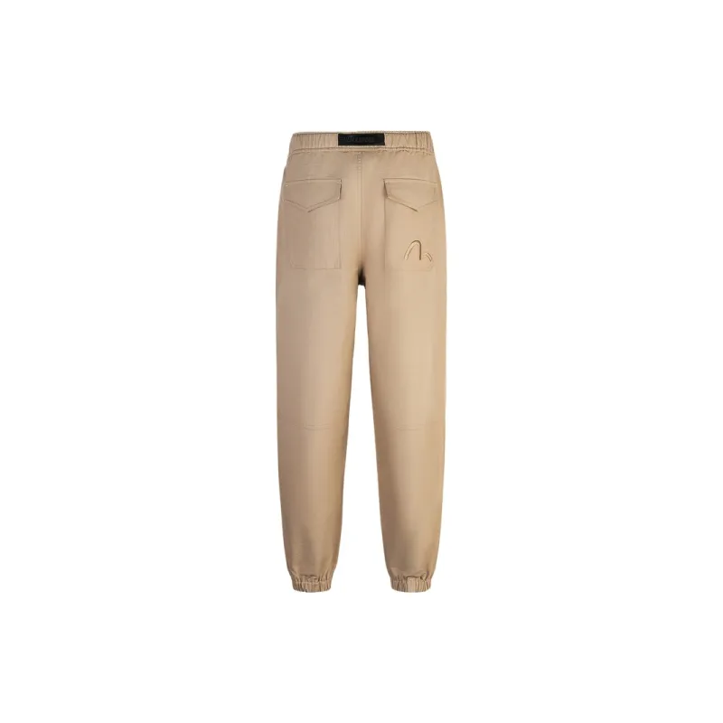 EVISU Casual Pants Men's Light Brown-1