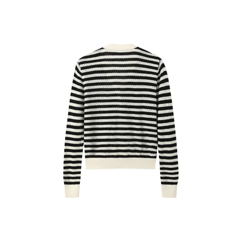H YXIANG Sweater Women's Raw White-1