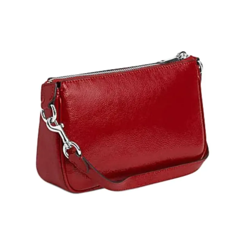 COACH Nolita Cow Leather Handbag, Shoulder Bag Trumpets Women's Red-1