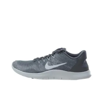Nike Flex 2018 RN Cushioning, Slip Resistant, And Abrasion Resistant Low Top Running Shoes Women's Gray