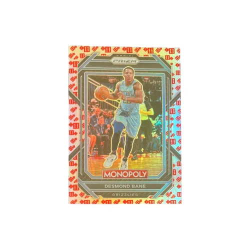PANINI 2022 23 Prizm Grizzlies Desmond Bane PZ Dice Fold Refraction Large Scale Star Card Pass Sports Cards 1 Pc
