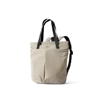 BELLROY Nylon Double Use Tote Bag, Double Shoulder Bag Regular Unisex Moon White/Ink Black
