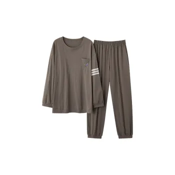 WANANNI Pajama Set Men's Light Brown
