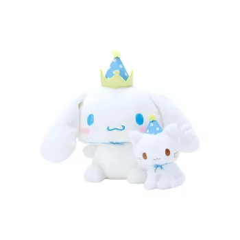 Sanrio Yugui Dog Cinnamoroll Birthday Collection White Dolls Plush Doll 23.5cm High