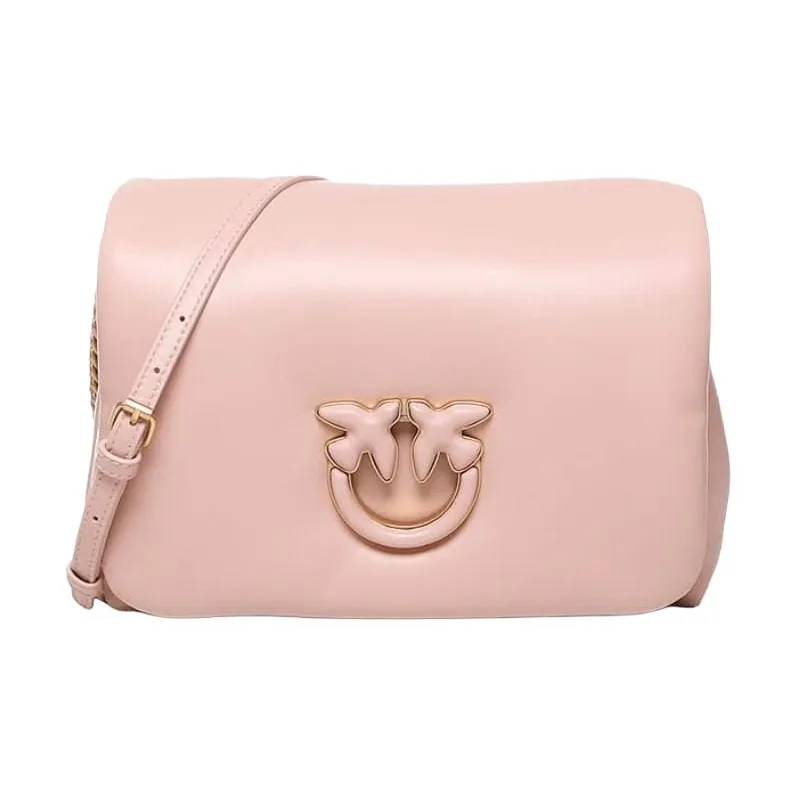 PINKO Leather Crossbody Bag, Shoulder Bag Women's Pink-0