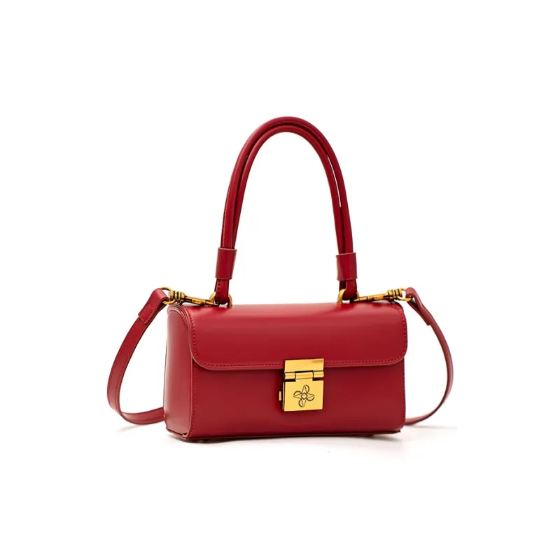 Vigno Synthetic Leather One Shoulder Handbags Regular Women's Red-1